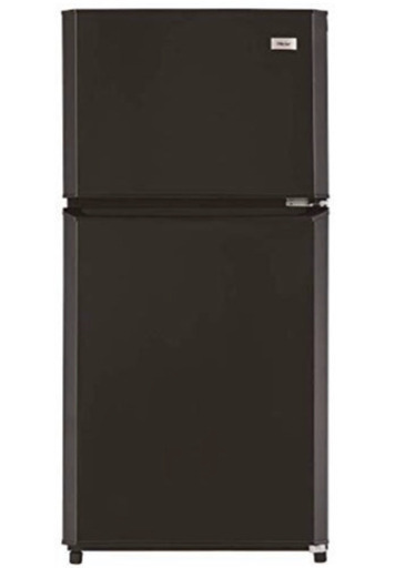 106L 2ドア冷凍冷蔵庫 ブラック