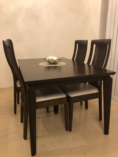 ダイニングテーブル　セット　４人がけ　椅子4脚