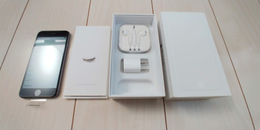 ほぼ新品 iPhone6 128GB グレー