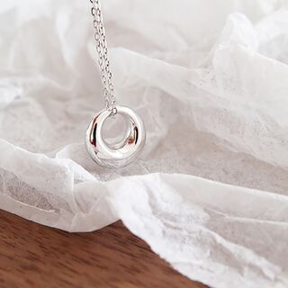 S-17　プランプネックレス silver925 シルバーネックレス