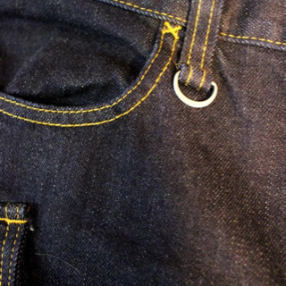 児島ジーンズ　RNB-1217NS 13ozケブラーストレッチダブルニーカーゴパンツの画像