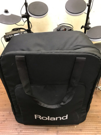 Roland ローランド 電子ドラムセット V-Drums Portable TD-4KP 動作OK美品 ヘッドホン付 イス付 バッグ付