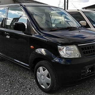 必見！低走行・車検令和3年3月！日産オッティ黒ステーションワゴンの画像