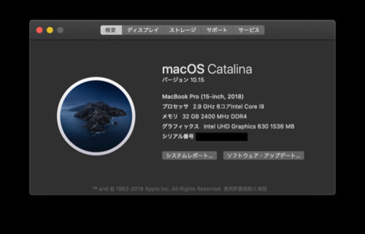 MacBook Pro (15-inch, 2018) プロ向けフルカスタム