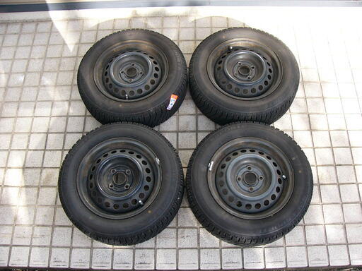 【１シーズン使用】■ICE ESPORTE■175/65R14■4穴鉄ホイール付４本セット■2018製■