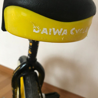 ★【お取引決定】子供用一輪車　16インチ　スタンド付きの画像