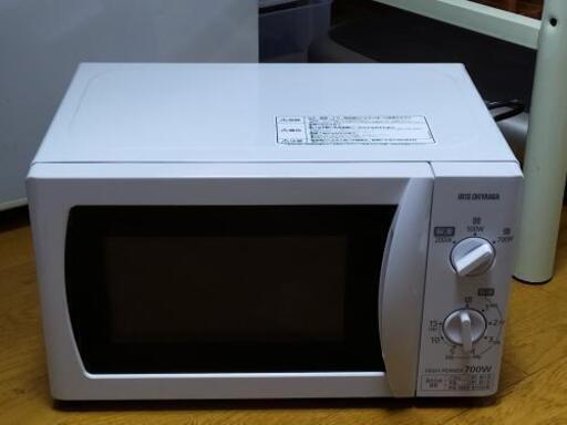 アイリスオーヤマ 電子レンジ IMB-T172-6 2017年製　中古品