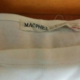 マカフィーの薄手ボーダーカットソー☆細身の画像