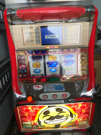 ☆宇都宮市より☆動作品☆スロット実機 吉宗 不用機 データランプ付き