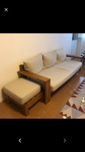 unico breath 3人掛けソファオットマンセット