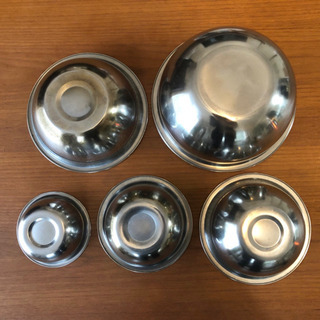 ボウル ボール ステンレス スタッキング ボウルセットの画像