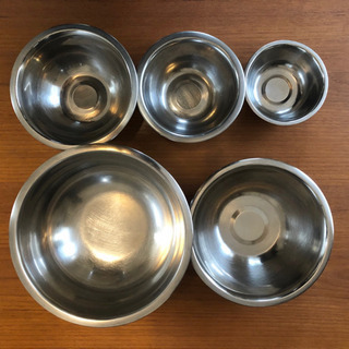 ボウル ボール ステンレス スタッキング ボウルセットの画像