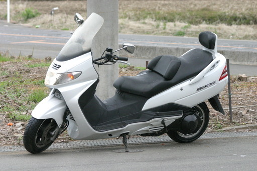 自賠責保険付-埼玉発942-今だから陸送料負担】SUZUKI スカイウェイブ250 足替わりに