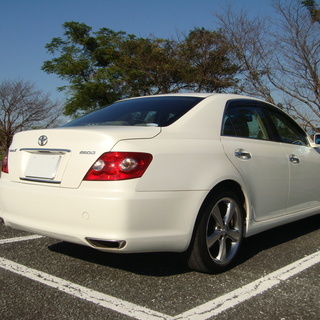 自社ローン★保証人無★全国対応★MARK X　2.5　250G　Lpackage★ETC★人気のパールホワイト★電動シート★純正アルミホイール★の画像