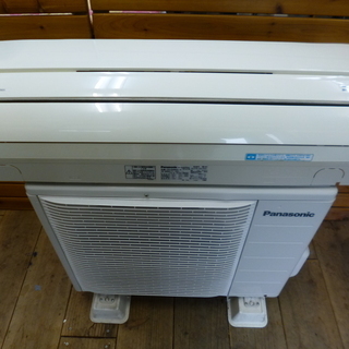 【水戸市限定】ルームエアコン 標準取付工事セット パナソニック 2.2kw 主に6畳用 2010年製 中古 19z026