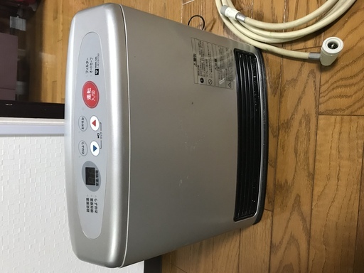 ガスファンヒーター　ホース3メートル付き
