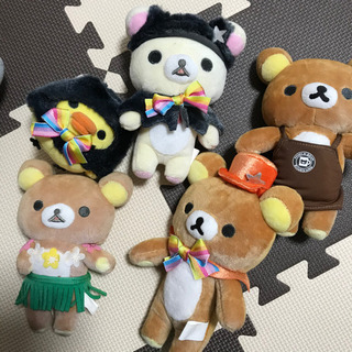 リラックマ  ぬいぐるみ　5体