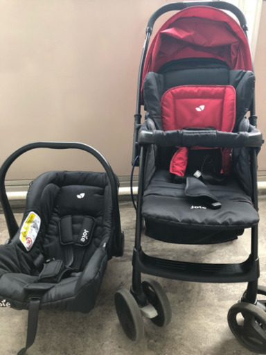 join ベビーカー、チャイルドシート セット売り