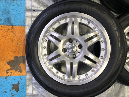 ＢＥＯ16インチアルミ　４穴　16×７Ｊ　ＰＣＤ100　+38　205/60Ｒ/16タイヤ　４本セット　 