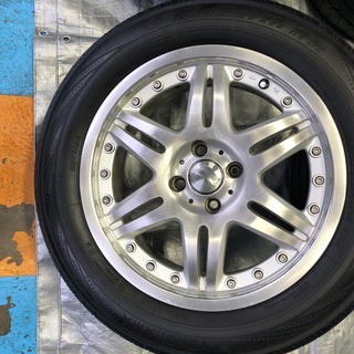 ＢＥＯ16インチアルミ　４穴　16×７Ｊ　ＰＣＤ100　+38　205/60Ｒ/16タイヤ　４本セット BEO16インチアルミ 4穴 16×7J PCD100 +38 205/60R/16タイヤ