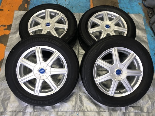 ＦＥIＤ16インチアルミ　５穴　ＰＣＤ100　16×6.5Ｊ　+35　215/60Ｒ/16　４本セット