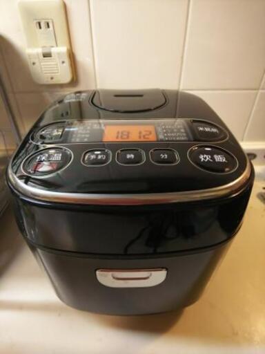 【アイリスオーヤマ】炊飯器 3合 2018年製 RC-MA30AZ-B