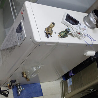 札幌市 ノーリツ ボイラー 石油給湯器付きふろがま 煙突式 OTQ-4701F 中古