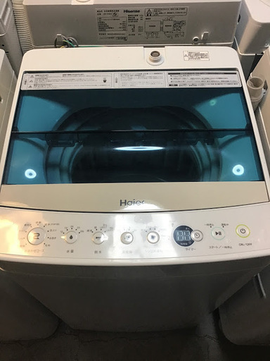 【送料無料・設置無料サービス有り】洗濯機 2019年製 Haier JW-C45A 中古