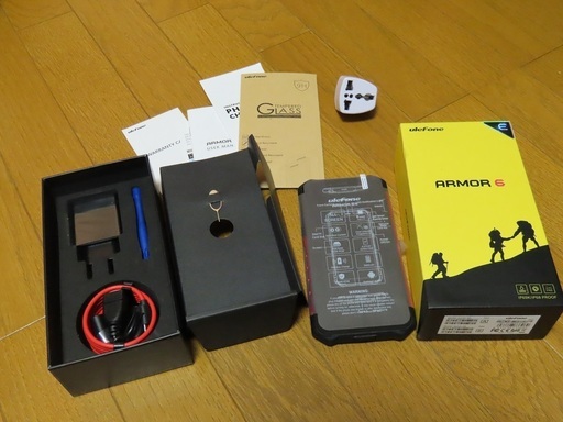 Ulefone Armor 6E レッド タフネススマホ