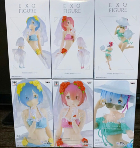 ✨Re:ゼロ ラム＆レム フィギュア 6体セット✨