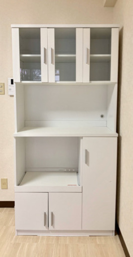 期限1/15まで取りに来られる方限定。食器棚【山善】美品