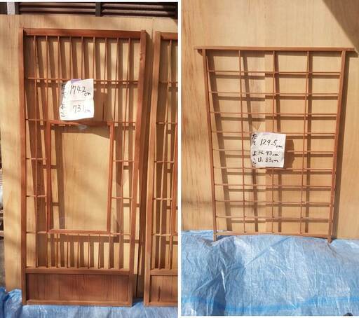 建具大量と飾り　DIYで塗装してリメイクするのもよし！