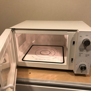可愛い電子レンジ  フラットテーブルなので掃除が楽！ 2020年1月5日以降お渡しできます！の画像