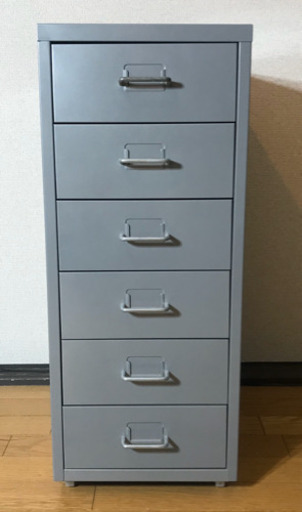 IKEA HELMER ヘルメル 引き出しユニットキャスター付き 6段 グレー イケア IKEA HELMER ヘルメル 引き出しユニット キャスター付き