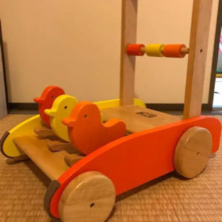 木製 手押し車 早い者勝ち
