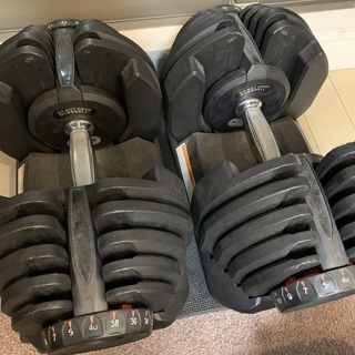 可変ダンベル 40kg x 2 (合計80kg)
