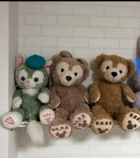 ジェラトーニ、シェリーメイ、ダッフィー ぬいぐるみ