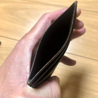 ゾンネ　SONNE カードケース　カードホルダー　パスケース　レザー　極美品の画像
