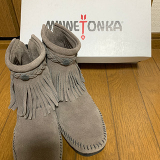 MINNETONKA ミネトンカ フリンジブーツ 22cm