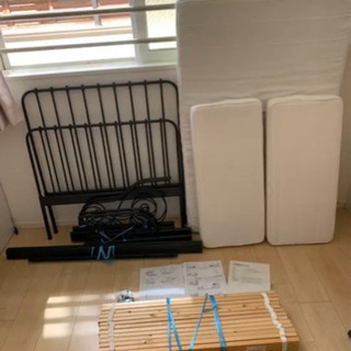 IKEA MINNEN 伸長式　ベッドの画像