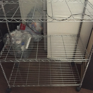 美品 スチールラック 分解してお届け可能