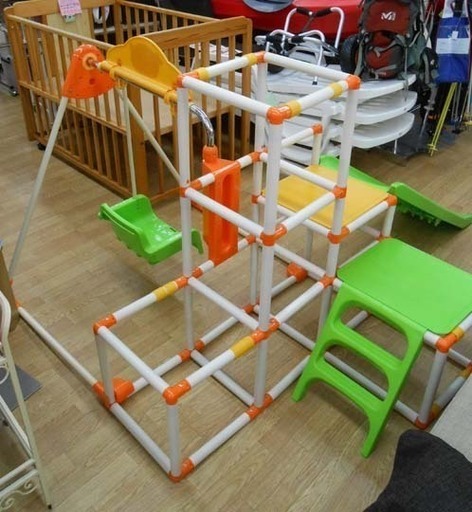 おりたたみ ロングスロープ キッズパークSP ジャングルジム 滑り台 ブランコ 鉄棒 折り畳み 折りたたみ  野中製作所☆ PayPay(ペイペイ)決済可能 ☆ 札幌市 清田区 平岡