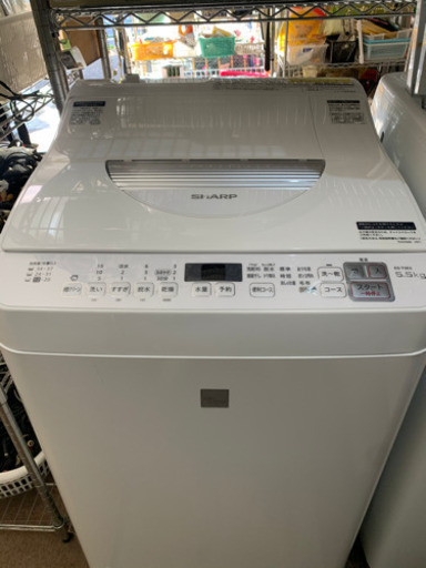 SHARP 洗濯乾燥機　ES-T5E5 2018年製