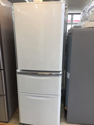 12/3  東区和白   MITSUBISHI   335L冷蔵庫  2012年製   MR-C34T-W   ホワイト   安い‼︎