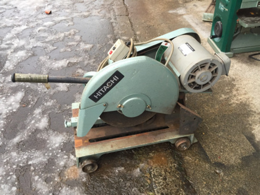 値下げしました‼️高速切断機 値下げ可 日立 200v CC16SB 405mm 通電確認済み ジャンク扱い