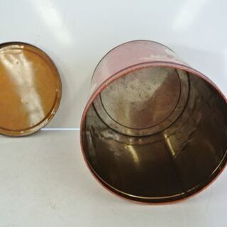 昭和レトロ 山清 金鬼印 鬼からし ブリキ缶 ホーロー看板　アンティークの画像