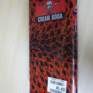 新品 クリームソーダ 財布 赤 ヒョウ柄 CREAM SODA ...