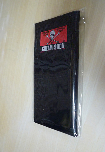 新品 クリームソーダ 財布 黒 無地 CREAM SODA 牛革 ピンクドラゴン 札幌市 白石区 東札幌