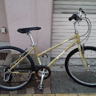 GIOS LIEBE[ジオス リーベ]26吋 クロスバイク アルミ/7speed/カーキ