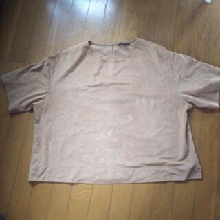 半袖スェード生地風のトップス☆